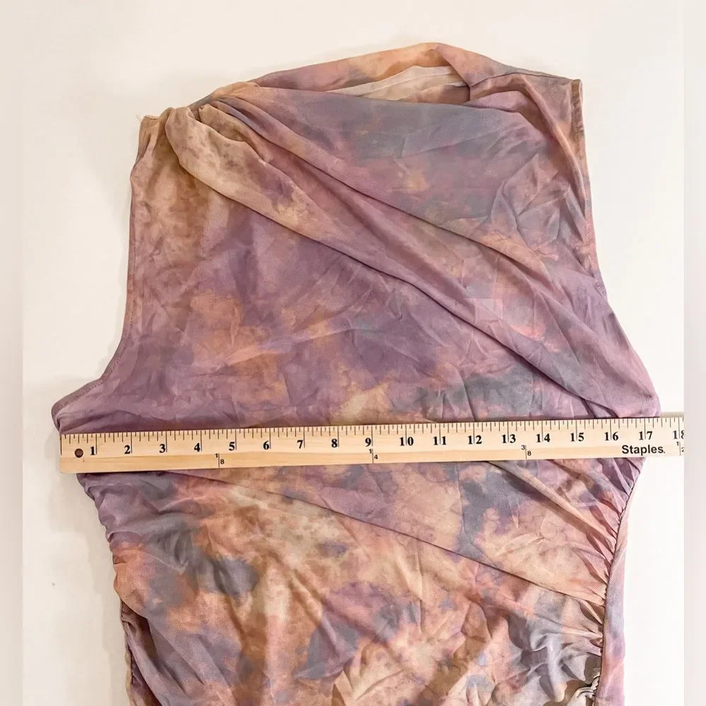 ZARA WOMAN NWT SHORT PRINTED TULLE DRESS 3056/338/054/015 - Picture 10 of 11